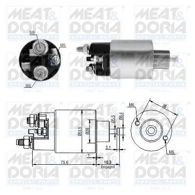 Solenoid Switch, starter